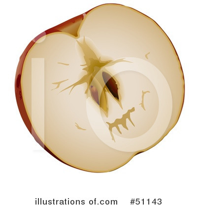 Royalty-Free (RF) Apple Clipart Illustration by dero - Stock Sample #51143