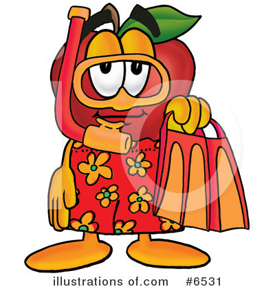 Royalty-Free (RF) Apple Clipart Illustration by Mascot Junction - Stock Sample #6531