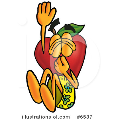 Royalty-Free (RF) Apple Clipart Illustration by Mascot Junction - Stock Sample #6537