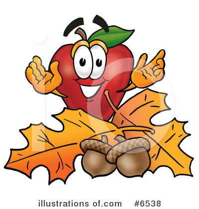 Royalty-Free (RF) Apple Clipart Illustration by Mascot Junction - Stock Sample #6538