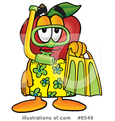 Royalty-Free (RF) Apple Clipart Illustration by Mascot Junction - Stock Sample #6549