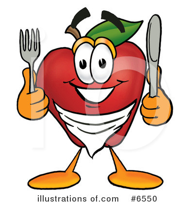 Royalty-Free (RF) Apple Clipart Illustration by Mascot Junction - Stock Sample #6550