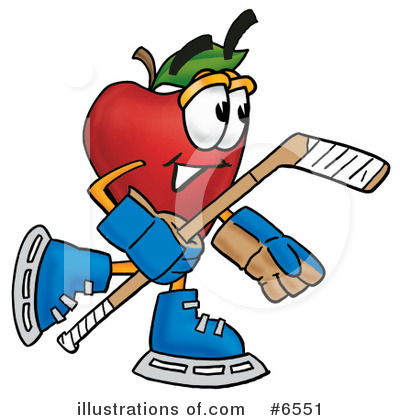Royalty-Free (RF) Apple Clipart Illustration by Mascot Junction - Stock Sample #6551