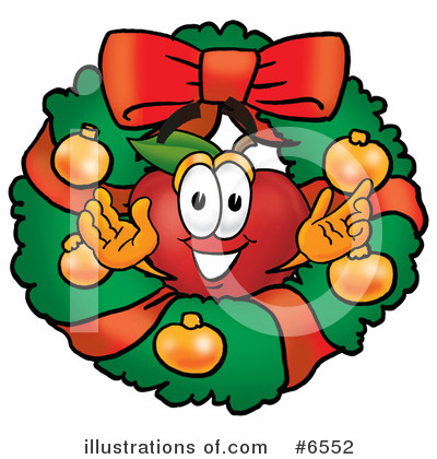 Royalty-Free (RF) Apple Clipart Illustration by Mascot Junction - Stock Sample #6552