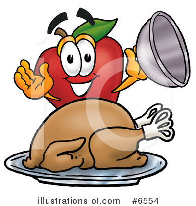 Royalty-Free (RF) Apple Clipart Illustration by Mascot Junction - Stock Sample #6554