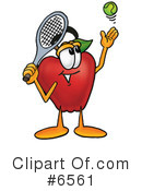 Apple Clipart #6561 by Mascot Junction