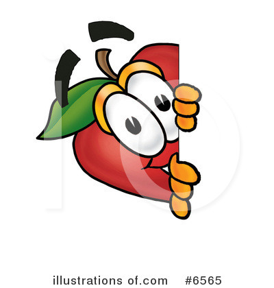 Apple Clipart #6565 by Mascot Junction