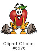 Apple Clipart #6576 by Mascot Junction