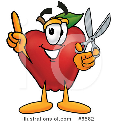 Royalty-Free (RF) Apple Clipart Illustration by Mascot Junction - Stock Sample #6582