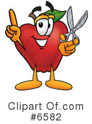 Apple Clipart #6582 by Mascot Junction