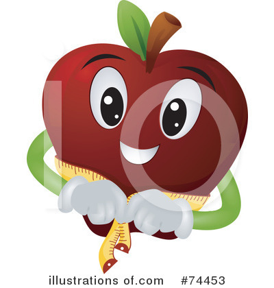 Royalty-Free (RF) Apple Clipart Illustration by BNP Design Studio - Stock Sample #74453