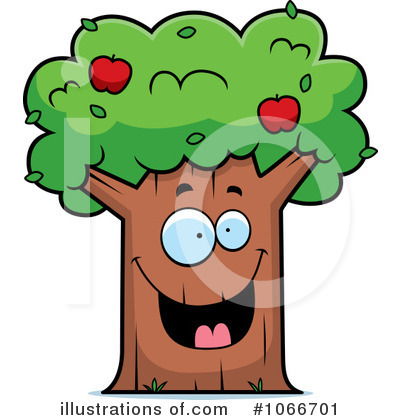 Royalty-Free (RF) Apple Tree Clipart Illustration by Cory Thoman - Stock Sample #1066701