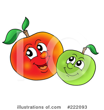 Royalty-Free (RF) Apples Clipart Illustration by visekart - Stock Sample #222093