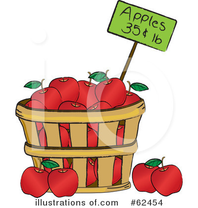 Royalty-Free (RF) Apples Clipart Illustration by Pams Clipart - Stock Sample #62454