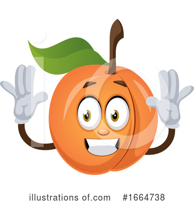 Royalty-Free (RF) Apricot Clipart Illustration by Morphart Creations - Stock Sample #1664738