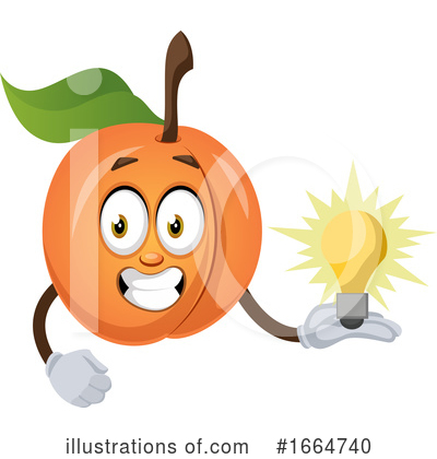 Royalty-Free (RF) Apricot Clipart Illustration by Morphart Creations - Stock Sample #1664740