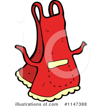 Royalty-Free (RF) Apron Clipart Illustration by lineartestpilot - Stock Sample #1147388