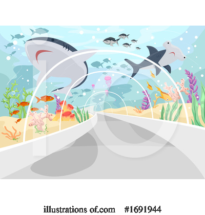 Royalty-Free (RF) Aquarium Clipart Illustration by BNP Design Studio - Stock Sample #1691944
