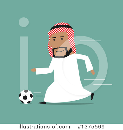 Royalty-Free (RF) Arabian Business Man Clipart Illustration by Vector Tradition SM - Stock Sample #1375569