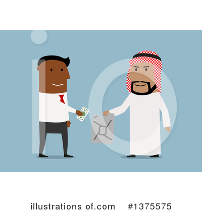 Royalty-Free (RF) Arabian Business Man Clipart Illustration by Vector Tradition SM - Stock Sample #1375575