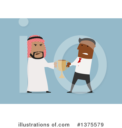 Royalty-Free (RF) Arabian Business Man Clipart Illustration by Vector Tradition SM - Stock Sample #1375579