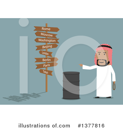 Royalty-Free (RF) Arabian Businessman Clipart Illustration by Vector Tradition SM - Stock Sample #1377816