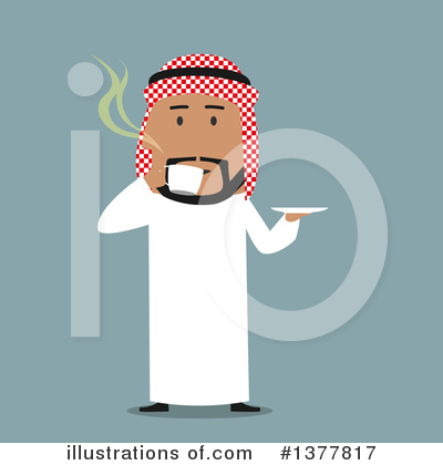 Royalty-Free (RF) Arabian Businessman Clipart Illustration by Vector Tradition SM - Stock Sample #1377817