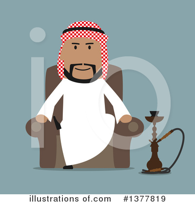 Royalty-Free (RF) Arabian Businessman Clipart Illustration by Vector Tradition SM - Stock Sample #1377819