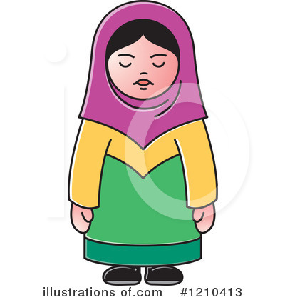 Muslim Clipart #1210413 by Lal Perera