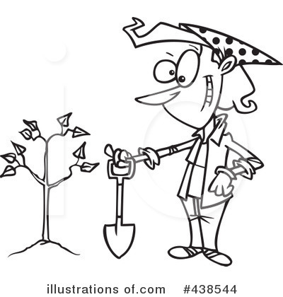 Royalty-Free (RF) Arbor Day Clipart Illustration by toonaday - Stock Sample #438544