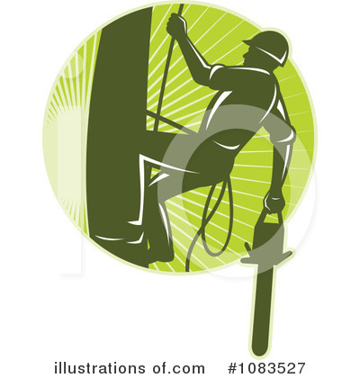 Royalty-Free (RF) Arborist Clipart Illustration by patrimonio - Stock Sample #1083527