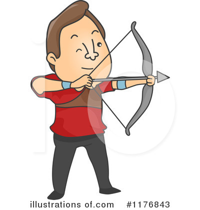 Royalty-Free (RF) Archery Clipart Illustration by BNP Design Studio - Stock Sample #1176843