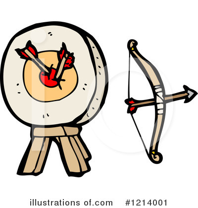 Royalty-Free (RF) Archery Clipart Illustration by lineartestpilot - Stock Sample #1214001