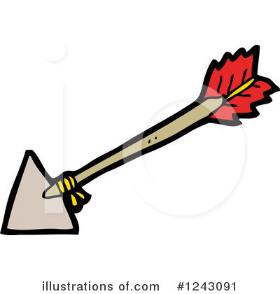Royalty-Free (RF) Archery Clipart Illustration by lineartestpilot - Stock Sample #1243091