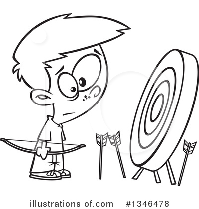 Archery Clipart #1346478 by toonaday