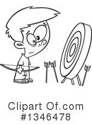 Archery Clipart #1346478 by toonaday