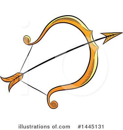 Royalty-Free (RF) Archery Clipart Illustration by cidepix - Stock Sample #1445131