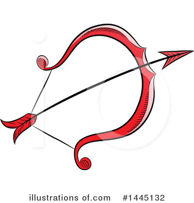 Royalty-Free (RF) Archery Clipart Illustration by cidepix - Stock Sample #1445132