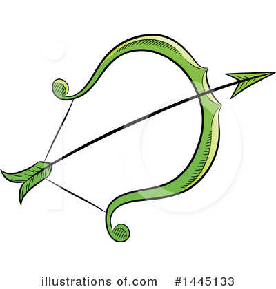 Royalty-Free (RF) Archery Clipart Illustration by cidepix - Stock Sample #1445133