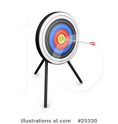 Royalty-Free (RF) Archery Clipart Illustration by KJ Pargeter - Stock Sample #25330