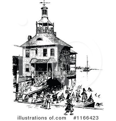 Lighthouse Clipart #1166423 by Prawny Vintage