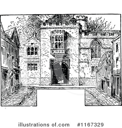 Royalty-Free (RF) Architecture Clipart Illustration by Prawny Vintage - Stock Sample #1167329