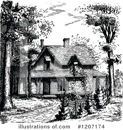 Royalty-Free (RF) Architecture Clipart Illustration by Prawny Vintage - Stock Sample #1207174