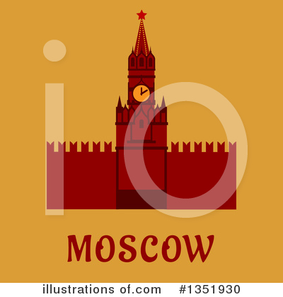 Moscow Clipart #1351930 by Vector Tradition SM