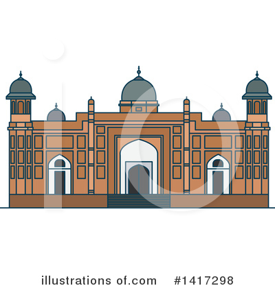 Fortress Clipart #1417298 by Vector Tradition SM