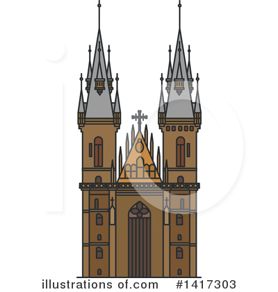 Royalty-Free (RF) Architecture Clipart Illustration by Vector Tradition SM - Stock Sample #1417303