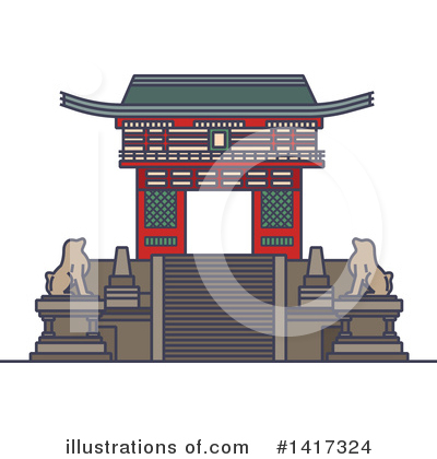 Royalty-Free (RF) Architecture Clipart Illustration by Vector Tradition SM - Stock Sample #1417324