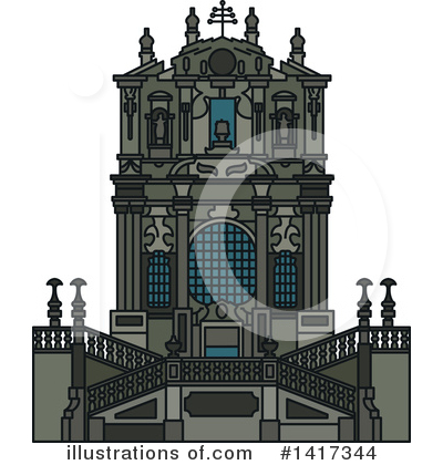Royalty-Free (RF) Architecture Clipart Illustration by Vector Tradition SM - Stock Sample #1417344