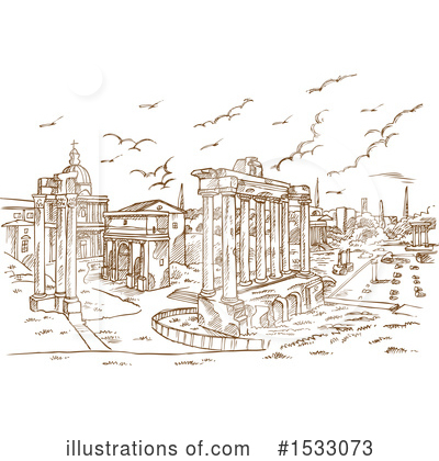 Royalty-Free (RF) Architecture Clipart Illustration by Domenico Condello - Stock Sample #1533073