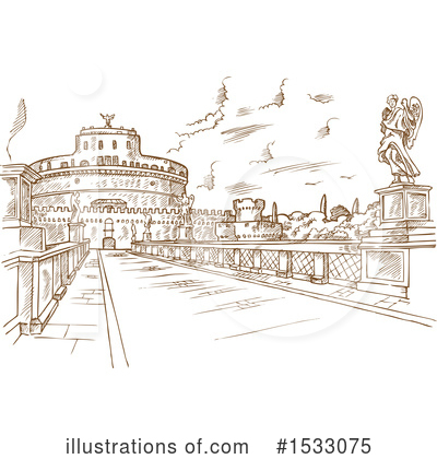 Royalty-Free (RF) Architecture Clipart Illustration by Domenico Condello - Stock Sample #1533075